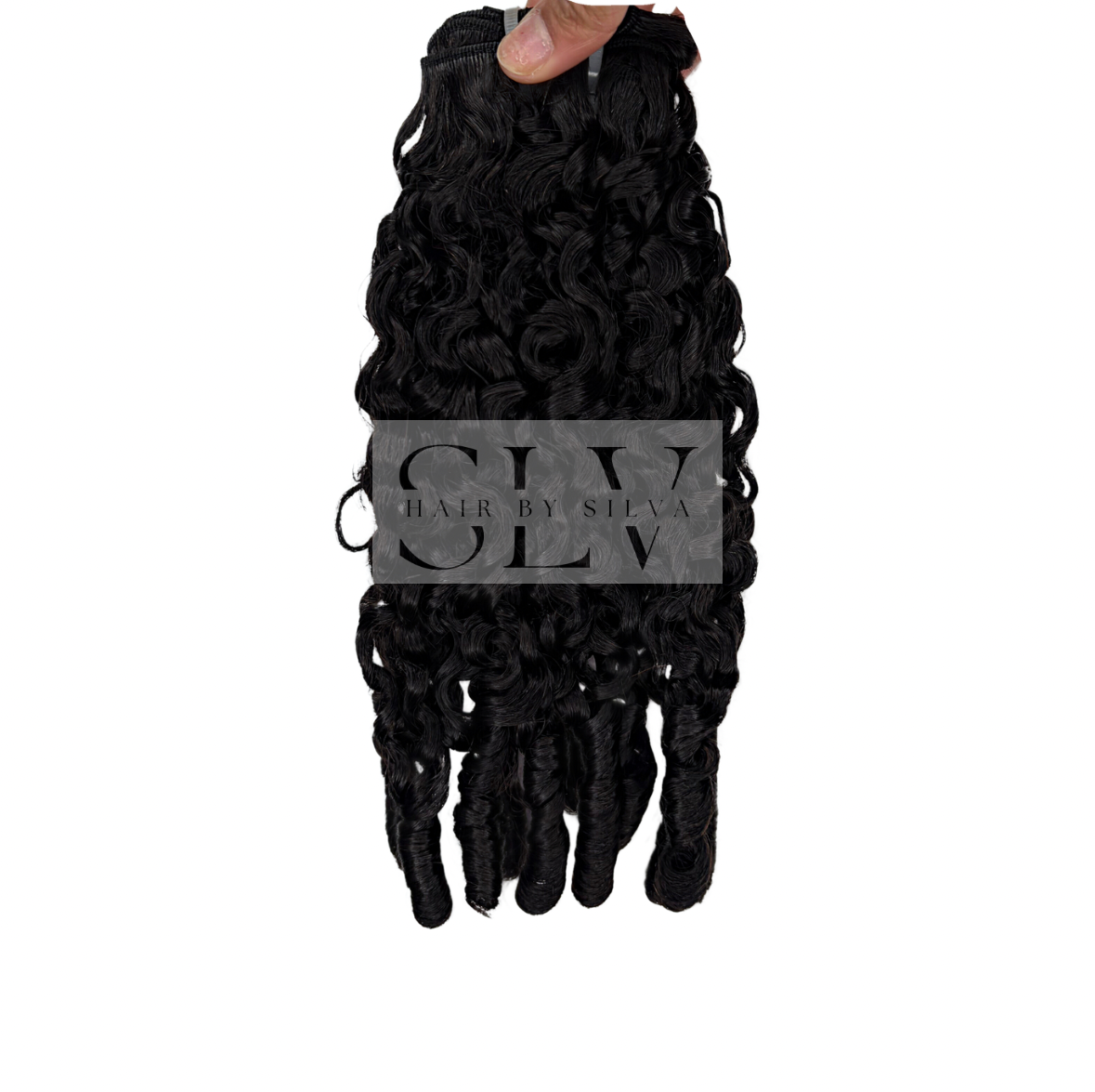 Tissage Burmese spiral curly